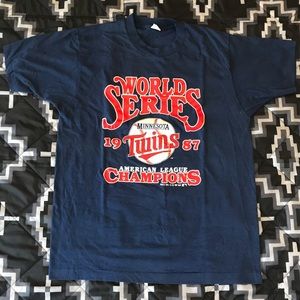 Vintage Minnesota Twins World Series Champions Shirt